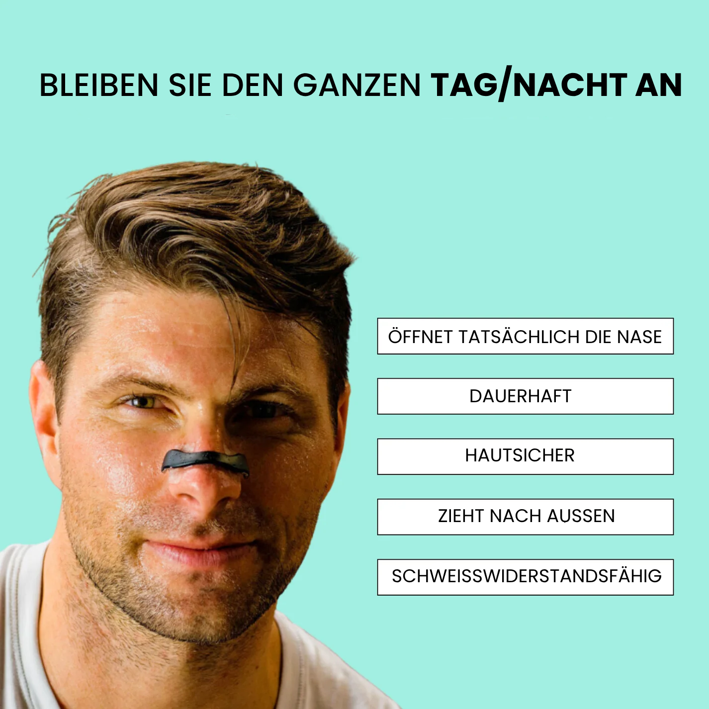 AtemMagnet® Magnetischer Nasenstreifen