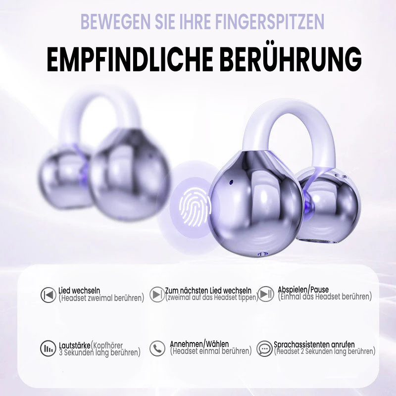 AeroClip Bluetooth-Kopfhörer mit Ohrclip