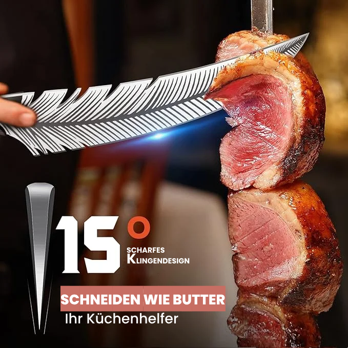 Feder Ausbeinmesser Geschmiedetes Messer