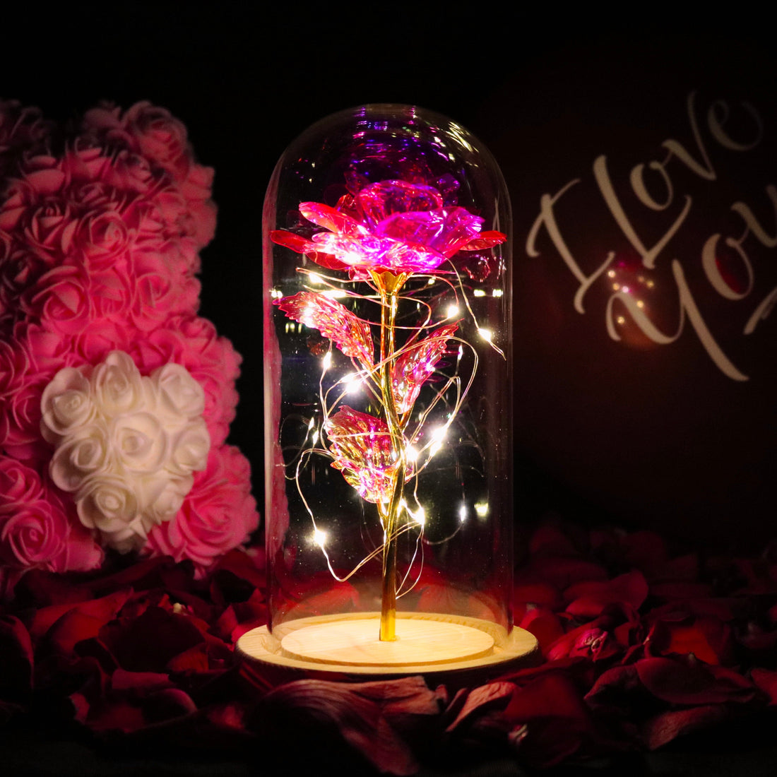 Verzauberte funkelnde Rose™