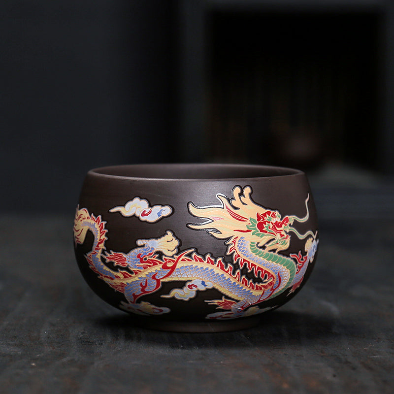 Farbwechselnde Drachen-Teetasse