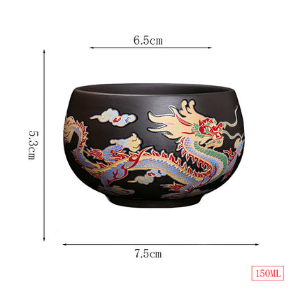 Farbwechselnde Drachen-Teetasse