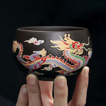 Farbwechselnde Drachen-Teetasse