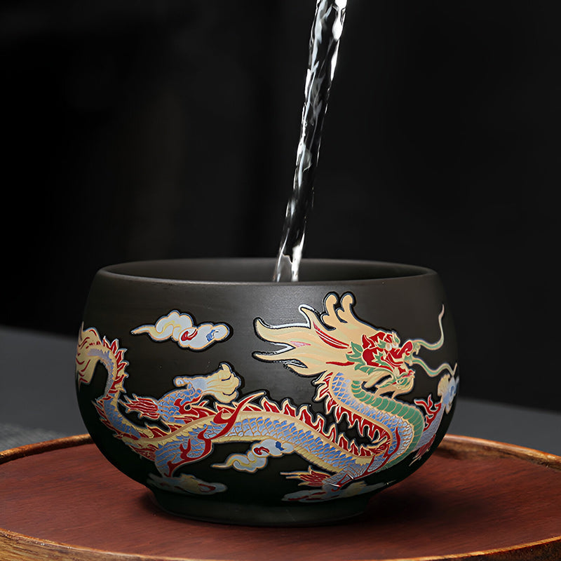 Farbwechselnde Drachen-Teetasse