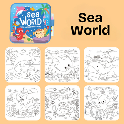 DoodleDry™ – das wiederverwendbare, kleckerfreie Wassermalbuch