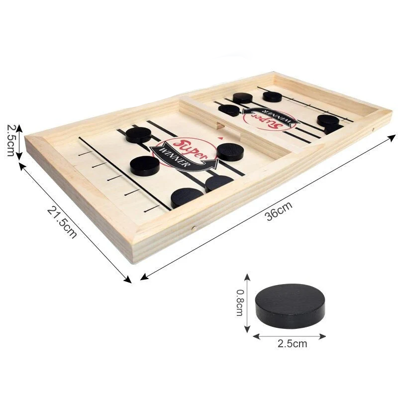 Kletshuts™ Hockey – Sling-Hockey-Brettspiel